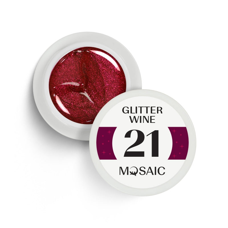 21. Glitter wine Gel Paint