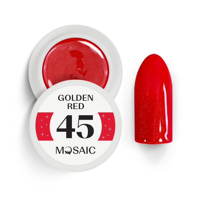 45. Golden Red Gel Paint