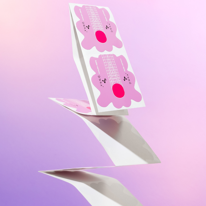 DNKa' “LONG” PAPER BUILDER NAIL FORMS, 100 pcs