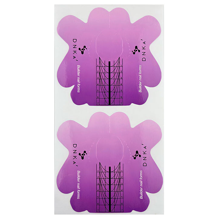 DNKa' “SHORT” PAPER BUILDER NAIL FORMS, 100 pcs