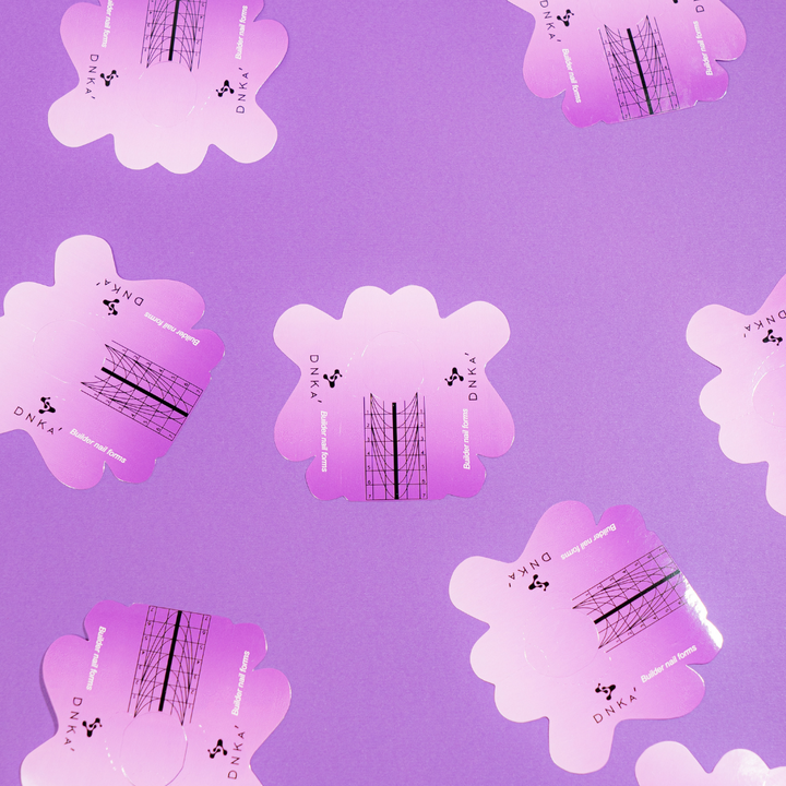 DNKa' “SHORT” PAPER BUILDER NAIL FORMS, 100 pcs