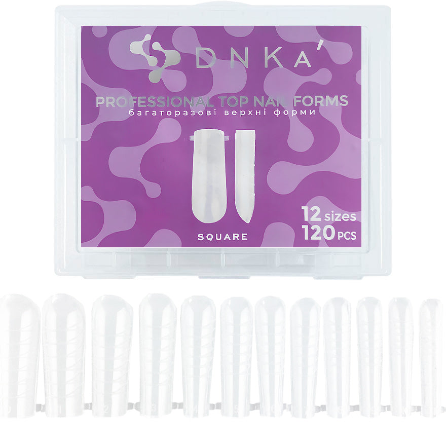 DNKa' Top Nail Forms Square,120pcs