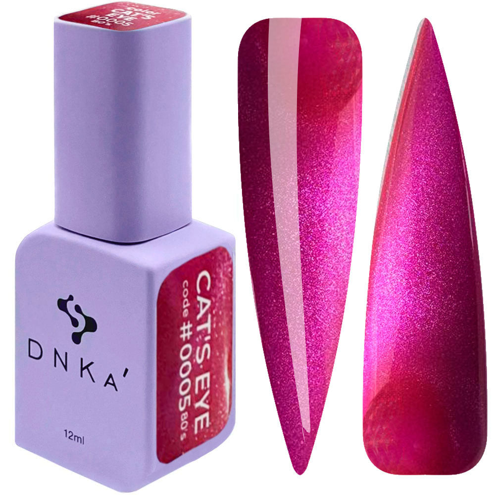 Dnka' Color Gel Polish Cat's Eye 80's #0005