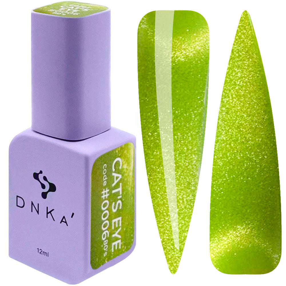 Dnka' Color Gel Polish Cat's Eye 80's #0006