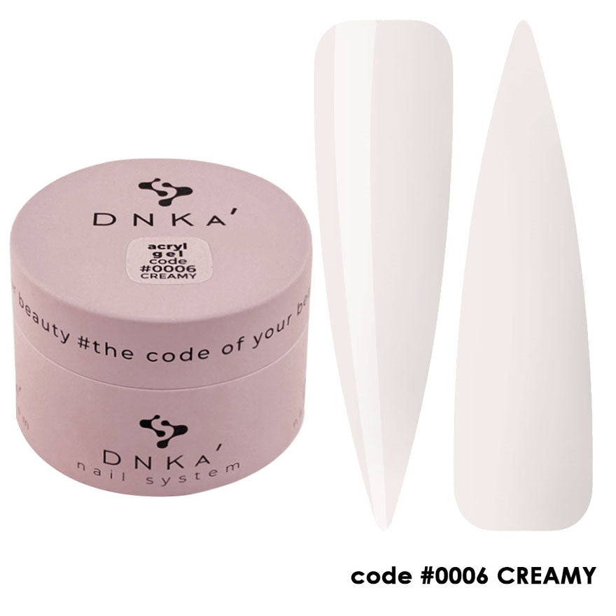 DNKa' Acrylic Gel #0006 Creamy, 30 ml