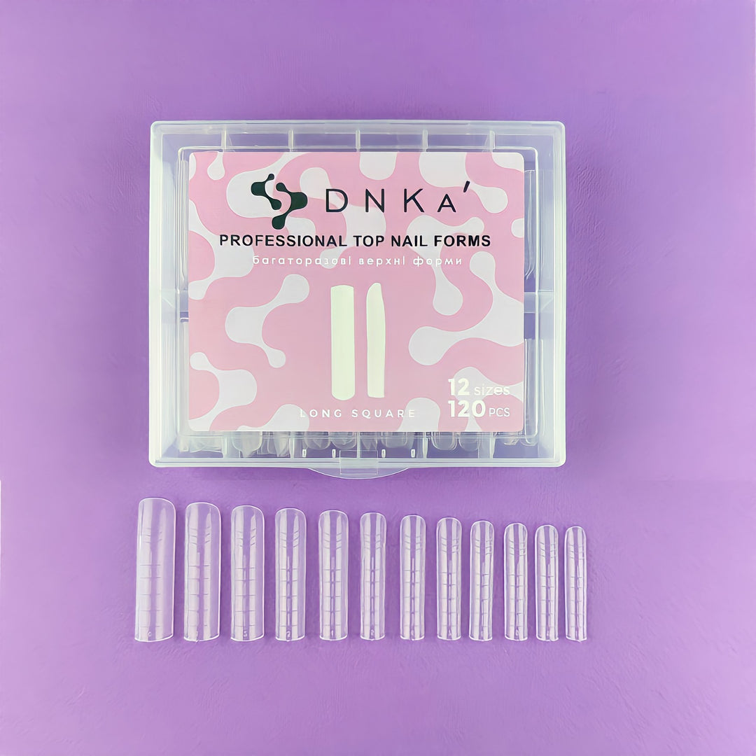DNKa' Top Nail Forms Long Square, 120pcs