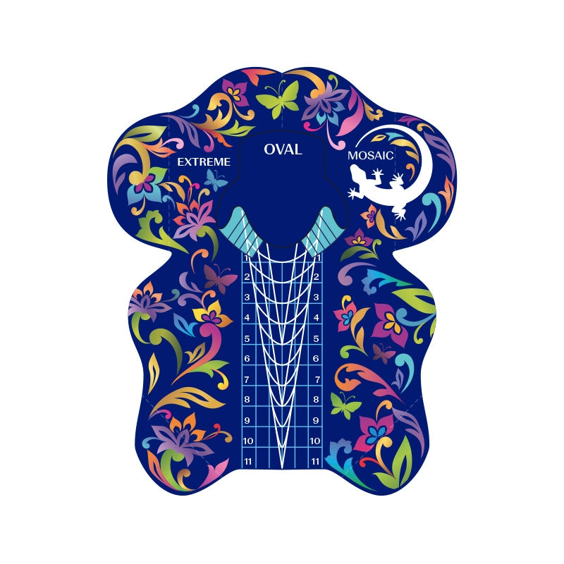 Extreme oval nail forms