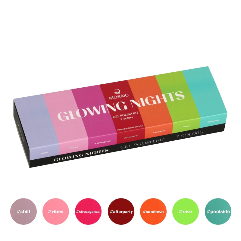 Glowing nights Gel Polish kit