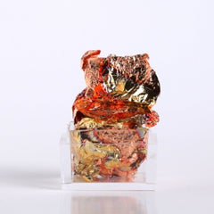 Multi rose gold foil leaf