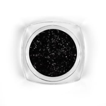Black snow glitter