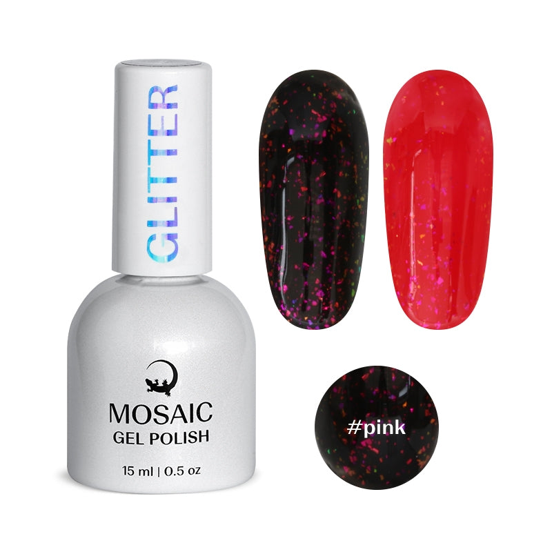 Pink spark top gel