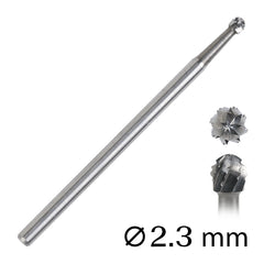 Round milling bit 23