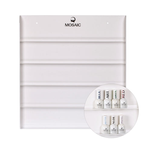 Wall gel polish display