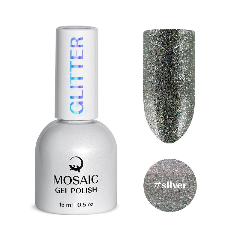Silver gel polish 15 ml