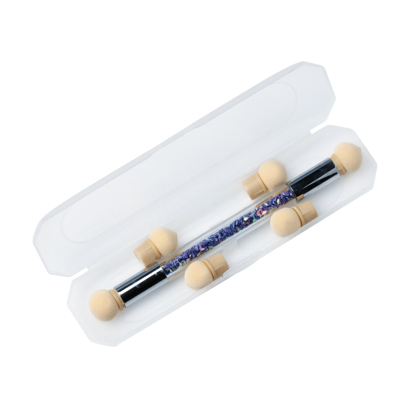 Sponge brush. Blue