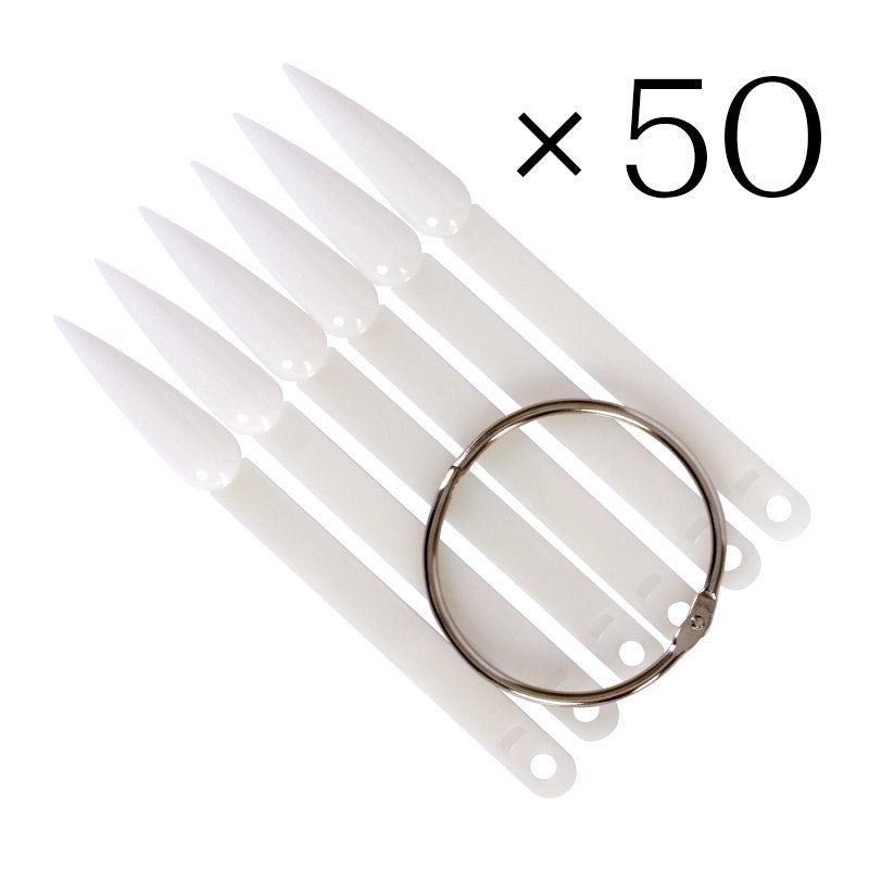 Stiletto tip sticks 50 pcs