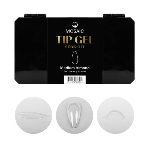 Tip gel Almond-medium