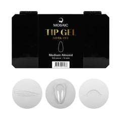Tip gel Almond-medium