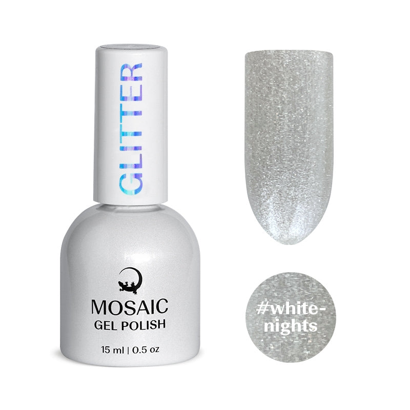 White nights gel polish 15 ml